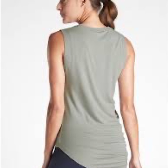 Athleta Gray Green Cloudlight Restore Sleevless Top XS - Picture 5 of 5